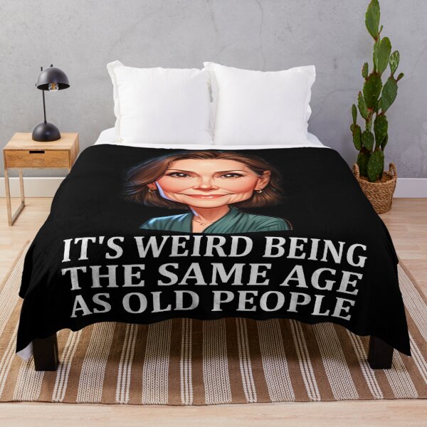 Item preview, It's Weird Being The Same Age As Old People Tee | Funny Aging Vintage Style Women Apparel designed and sold by irek07.