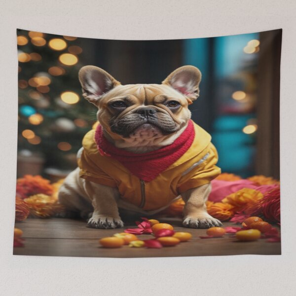 Item preview, Quirky Charm of the French Bulldog designed and sold by Enchanting Art Vista.