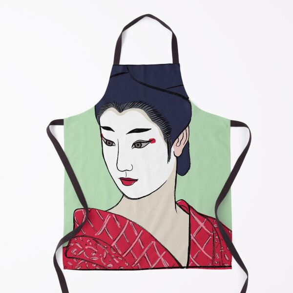 Item preview, Japanese Pop Art Geisha 4 - Hanaryō - Cutlooseart Illustration By Peter Taylor Ward designed and sold by cutlooseart.