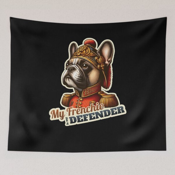 Item preview, Guard french bulldog designed and sold by ThisDress.
