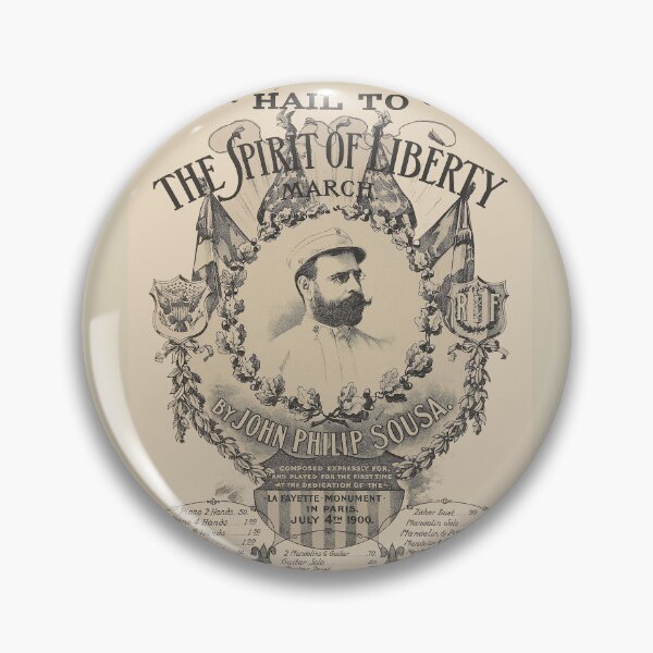 Item preview, The spirit of Liberty, John Philip Sousa. Vintage Sheet Music cover. (Restored). HIGH DEFINITION designed and sold by MINDTHECHERRY.