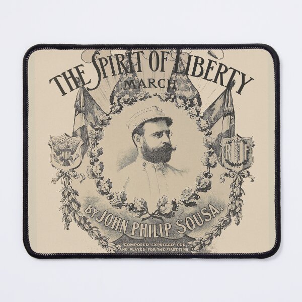 Item preview, The spirit of Liberty, John Philip Sousa. Vintage Sheet Music cover. (Restored). HIGH DEFINITION designed and sold by MINDTHECHERRY.