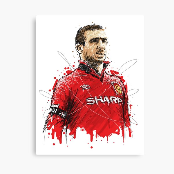 Eric Cantona The King Canvas Print