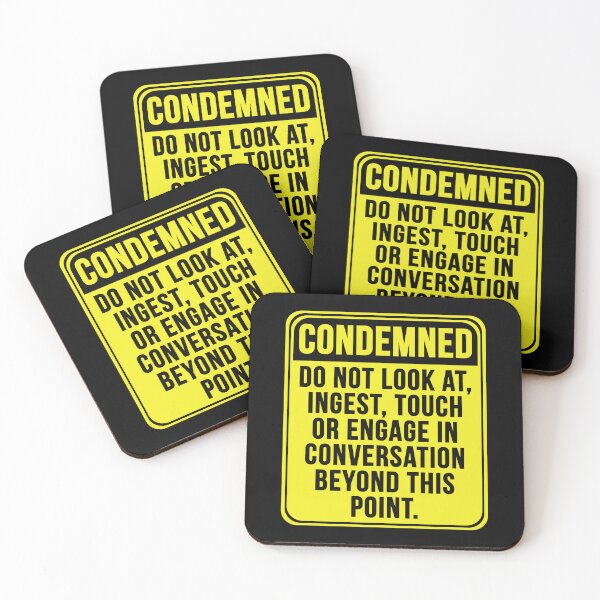 Item preview, Condemned designed and sold by MarkMySign.