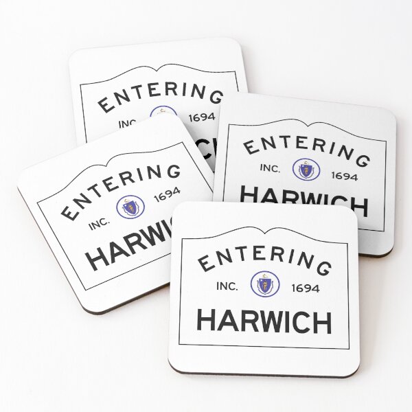 Item preview, Entering Harwich Massachusetts - Commonwealth of Massachusetts Road Sign designed and sold by NewNomads.