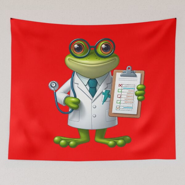 Item preview, Funky Frogs Doctor designed and sold by joyfulcow.