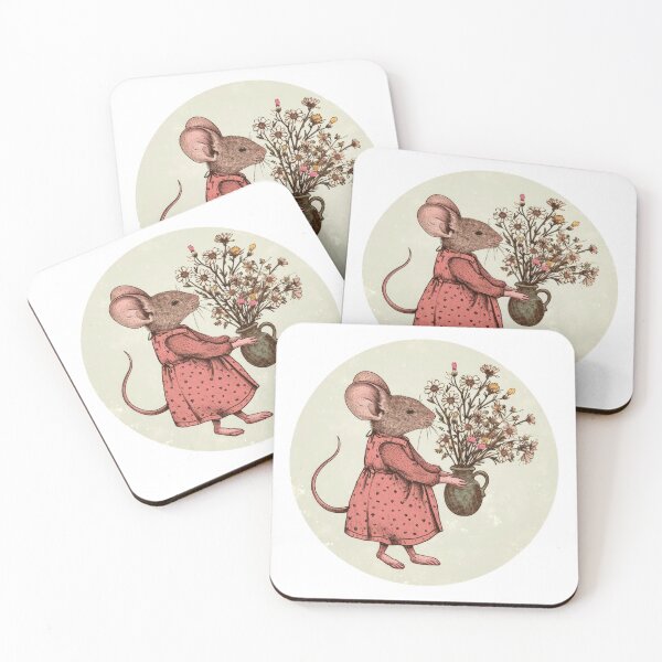 Item preview, Wildflowers in vase - Mouse decorated designed and sold by FlowersColorful.