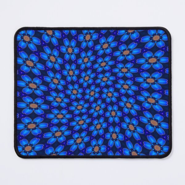 Item preview, Dark Blue Flowers Pattern designed and sold by Patternflower.