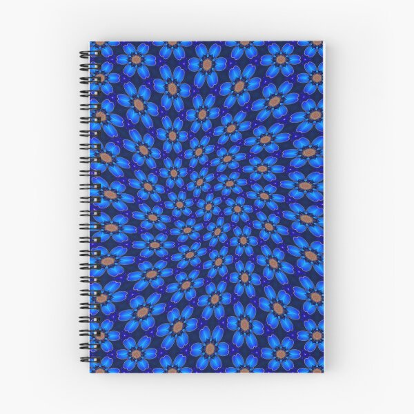 Item preview, Dark Blue Flowers Pattern designed and sold by Patternflower.