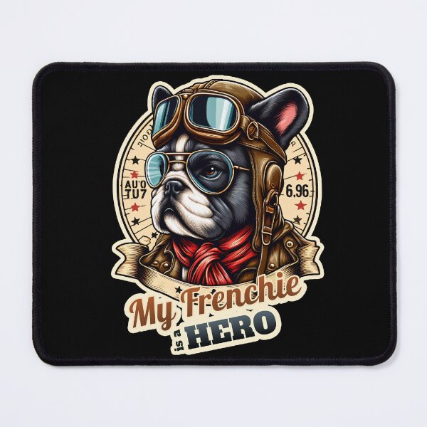 Item preview, Pilot French bulldog designed and sold by ThisDress.