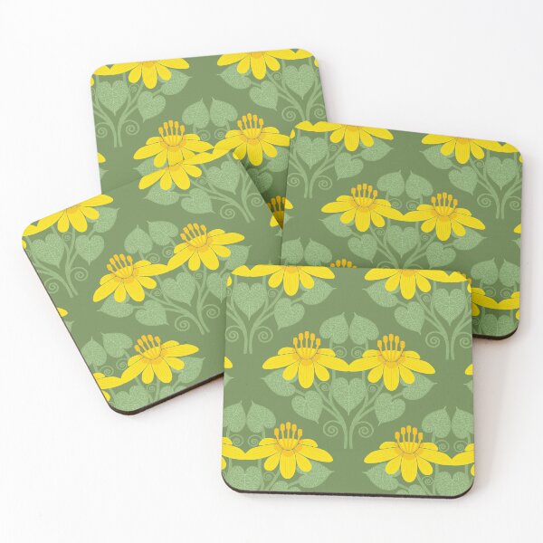 Item preview, Lesser Celandine 3 Floral Sunshine designed and sold by Carina Parry Studios.
