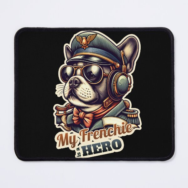 Item preview, Pilot French bulldog designed and sold by ThisDress.