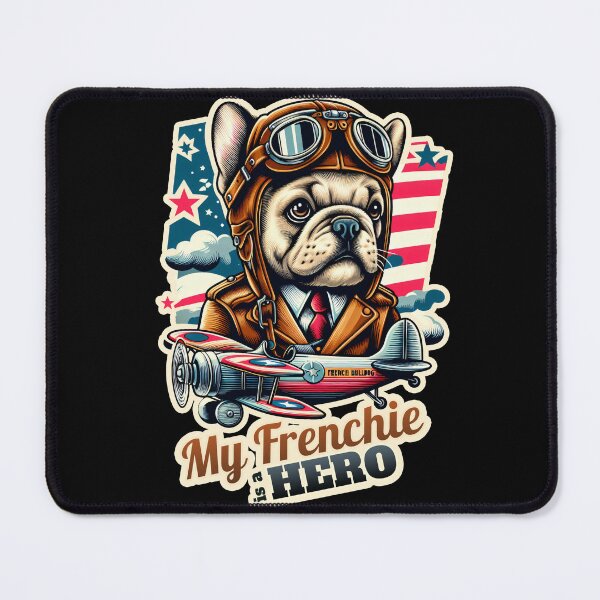 Item preview, Pilot French bulldog designed and sold by ThisDress.