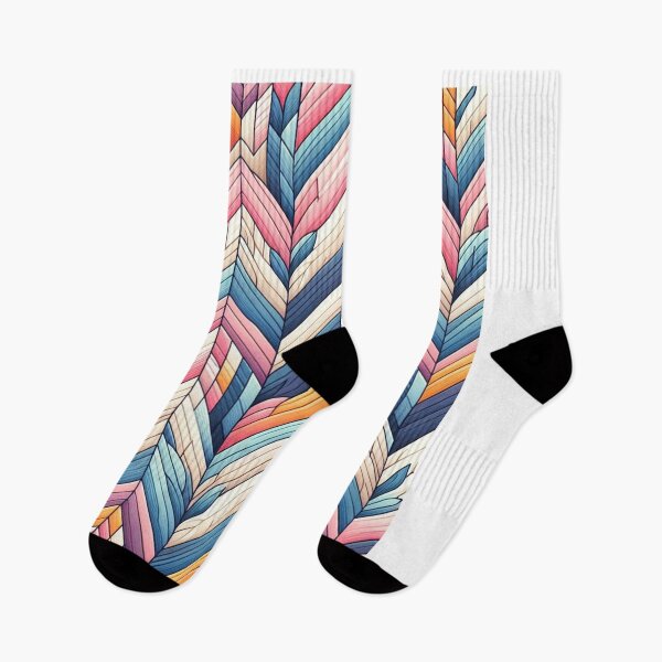 Item preview,  Herringbone Pattern - Blue , Pink and White Pattern ; Pattern,  Chevron designed and sold by PatternInArt.