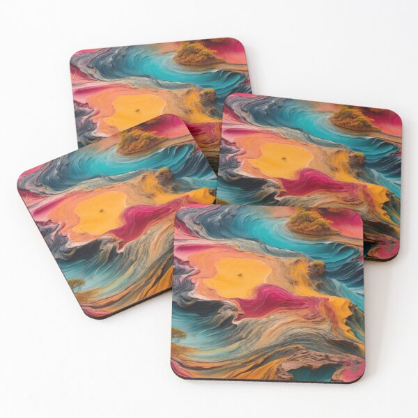 Item preview, Abstract Nature in Captivating Colors designed and sold by Enchanting Art Vista.