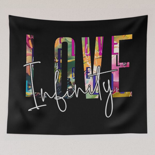 Item preview, Love Infinity -Valentine Day Gifts - Abstract Art background designed and sold by ShreecreatE.