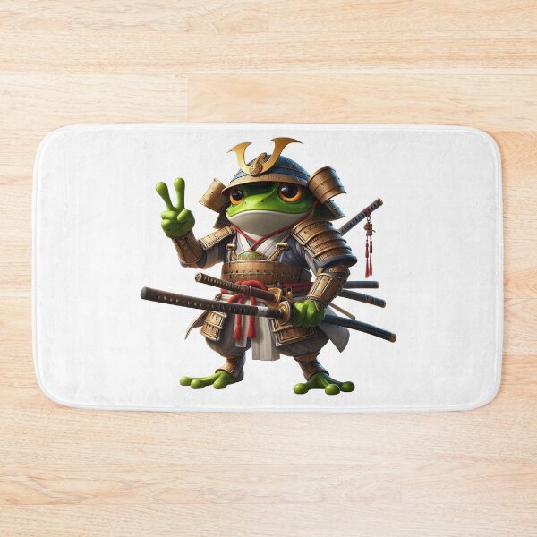 Item preview, Funky Frogs Samurai designed and sold by joyfulcow.
