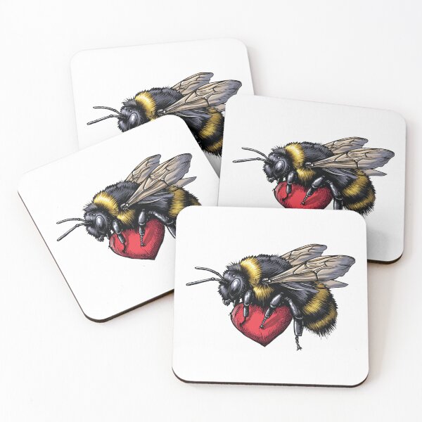 Item preview, Bee Carrying a Heart designed and sold by Konkam.