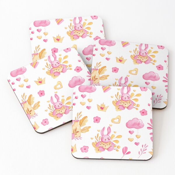 Item preview, Cute baby girl nursery print designed and sold by pinkyfish1010.