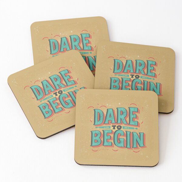 Item preview, Dare to Begin designed and sold by Sketch-Shack.