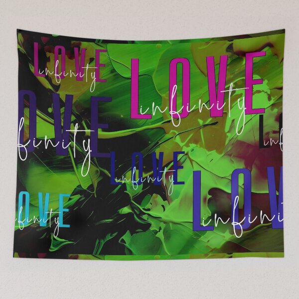 Item preview, Love Infinity -Valentine Day Gifts - Abstract Art background designed and sold by ShreecreatE.