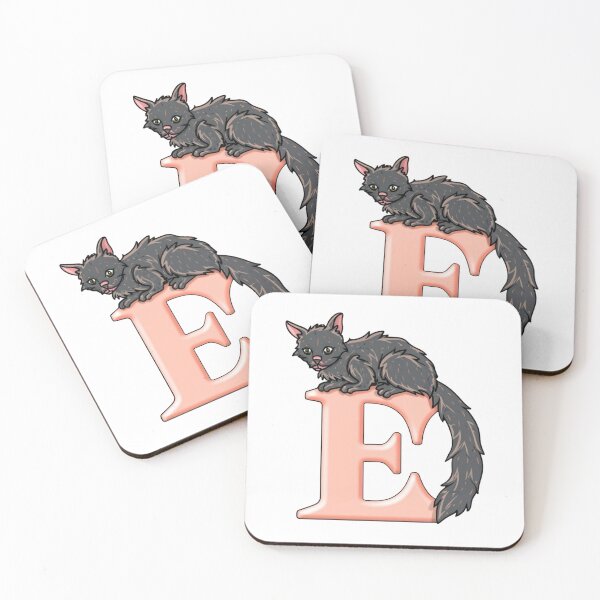 Item preview, cat on letter  E designed and sold by jkrphoto.