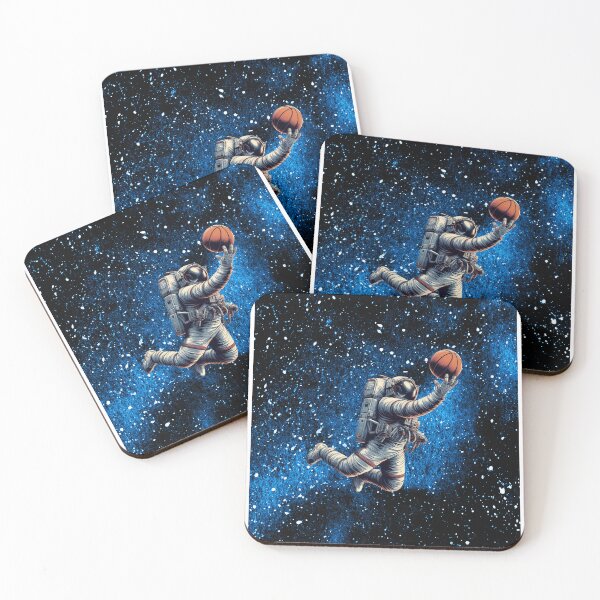 Item preview,  Astronaut playing basketball in space designed and sold by asbno19.