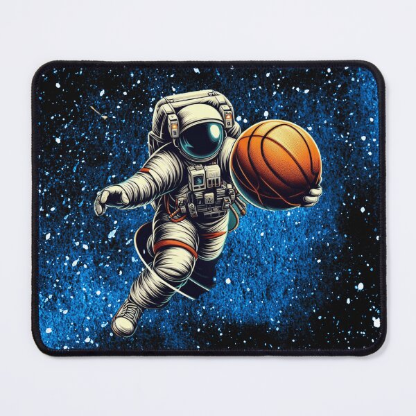 Item preview, Astronaut playing basketball in space designed and sold by asbno19.