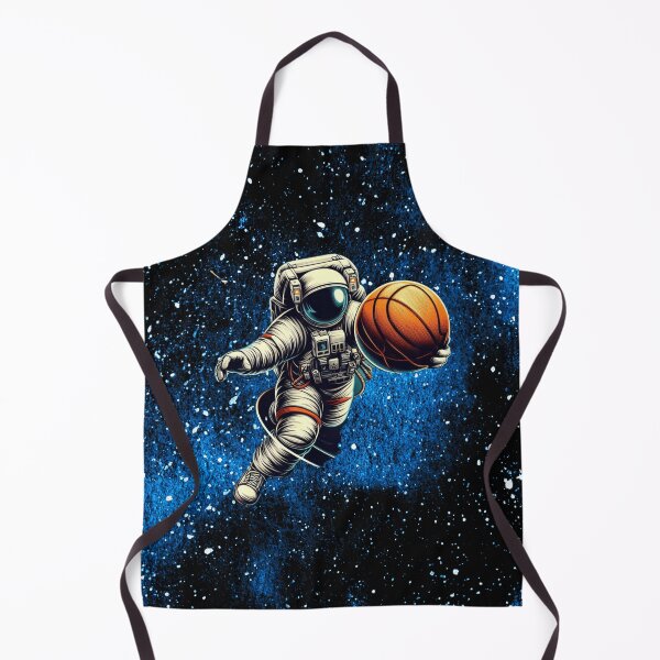 Item preview, Astronaut playing basketball in space designed and sold by asbno19.