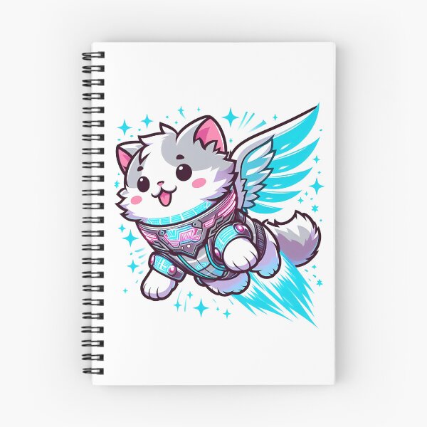 Item preview, Anime Flying Cat designed and sold by PrintWizardArt.