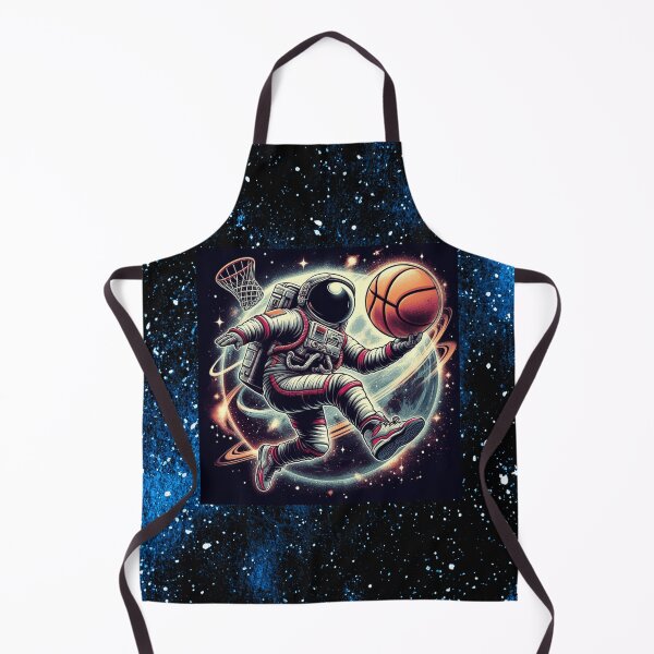 Item preview, Astronaut playing basketball in space designed and sold by asbno19.