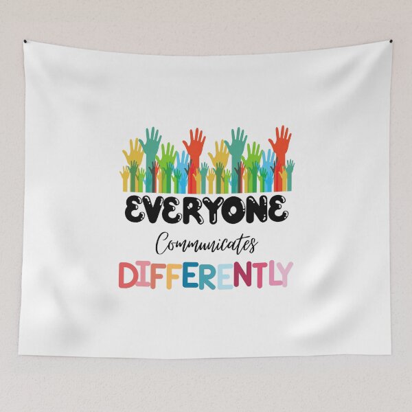 Item preview, Everyone Communicates Differently  designed and sold by ColourTrials.