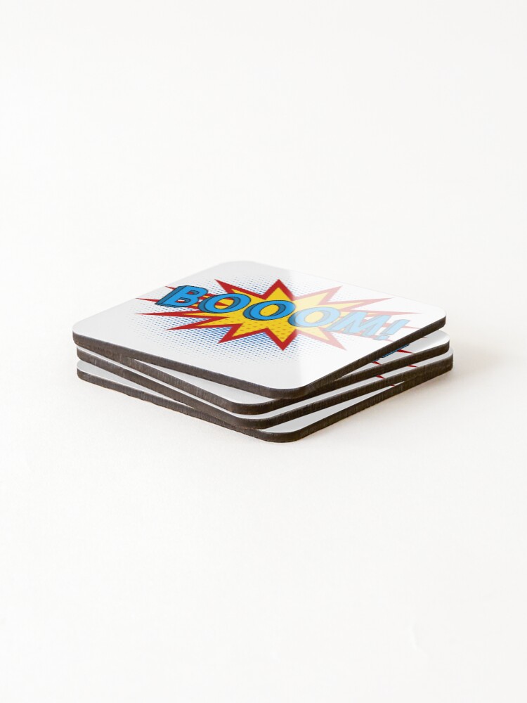 Thumbnail 4 of 5, Coasters (Set of 4), BOOOM! designed and sold by Ramon-MS.