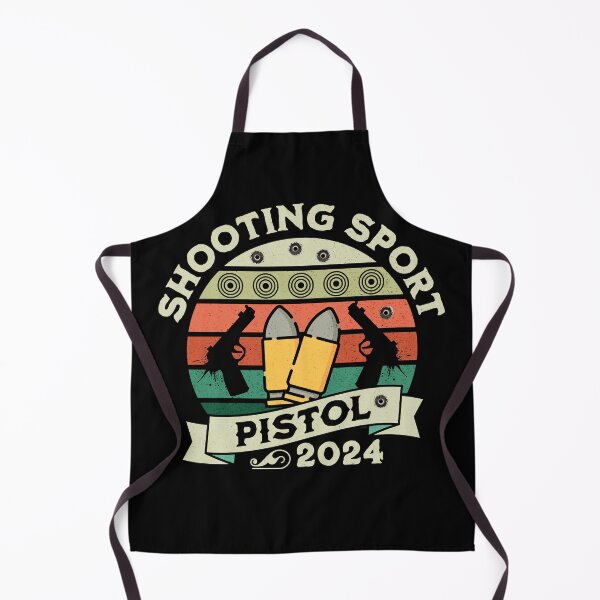 Item preview, Shooting sport pistol, shooting range retro guns and firearms, gun lover gift designed and sold by Dahlann.