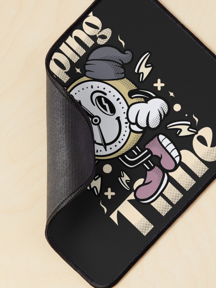 Thumbnail 2 of 5, Mouse Pad, Time designed and sold by ASTERIKSA-STORE.