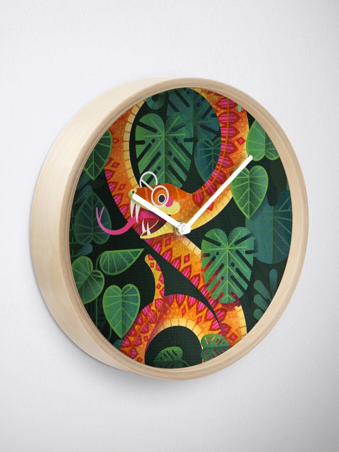Alternate view of Mr Snake Visited the Optometrist Clock