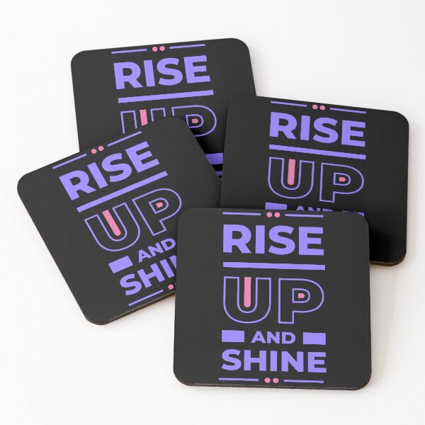 Item preview, RISE UP AND SHINE | Motivation Design designed and sold by DrMerlin.