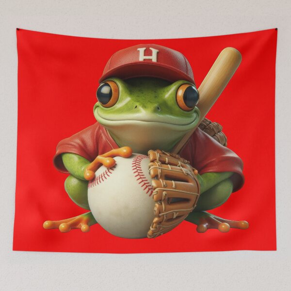 Item preview, Funky Frogs Baseball designed and sold by joyfulcow.