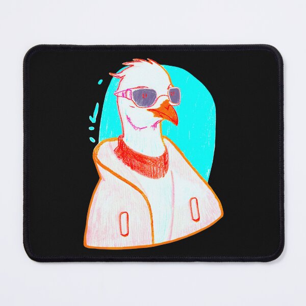 Item preview, Hipster goose with glasses - Nerdy guy designed and sold by The Red Nox.