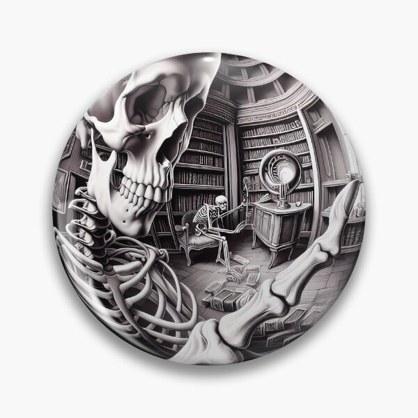 Item preview, skeletal hand delicately cradling a crystal ball designed and sold by GratefulHippies.