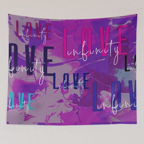 Item preview, Love Infinity -Valentine Day Gifts - Abstract Art background designed and sold by ShreecreatE.