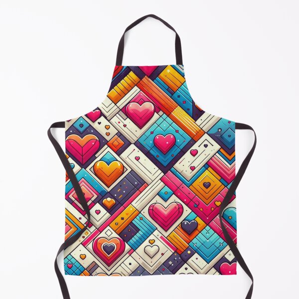 Item preview, Colorful Geometric Hearts designed and sold by 0Mystica0.