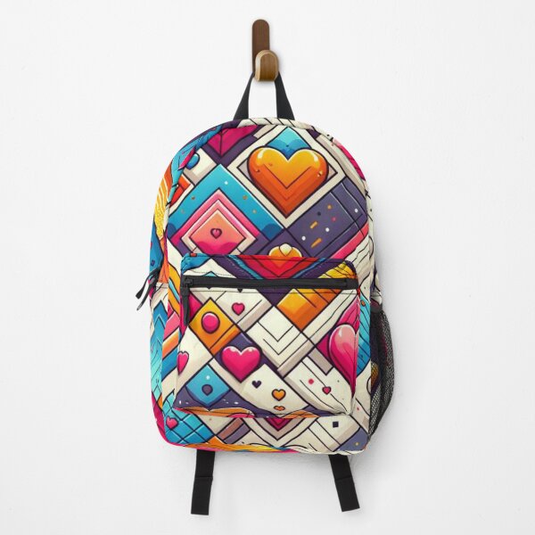 Item preview, Colorful Geometric Hearts designed and sold by 0Mystica0.