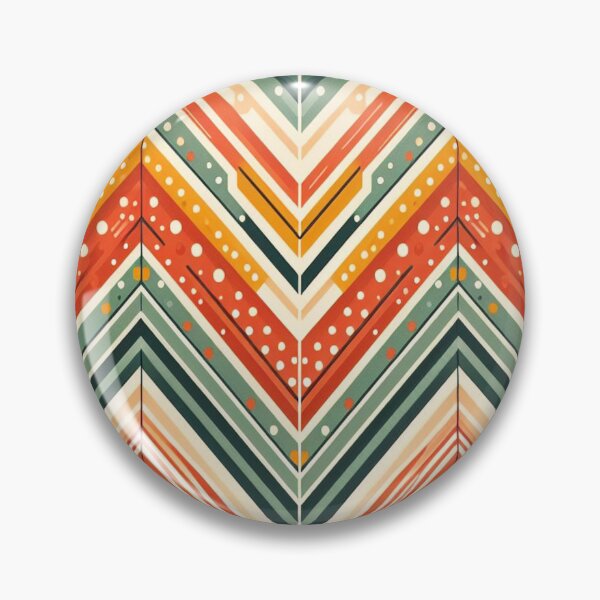 Item preview, Herringbone Pattern - Red Yellow Blue Polka Dots Pattern ; Pattern,  Chevron designed and sold by PatternInArt.