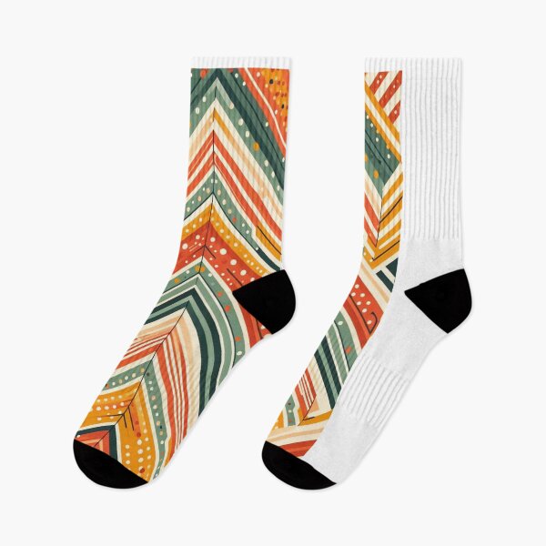 Item preview, Herringbone Pattern - Red Yellow Blue Polka Dots Pattern ; Pattern,  Chevron designed and sold by PatternInArt.