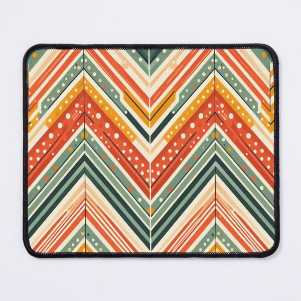 Item preview, Herringbone Pattern - Red Yellow Blue Polka Dots Pattern ; Pattern,  Chevron designed and sold by PatternInArt.