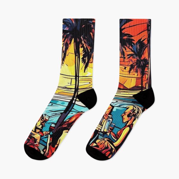 Item preview, Drinks at sunset designed and sold by George Hutton Hunter.