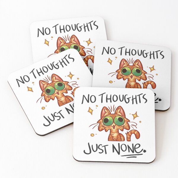 Item preview, No Thoughts, Just None designed and sold by xLuneTheCatLady.