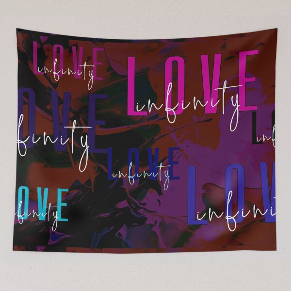 Item preview, Love Infinity -Valentine Day Gifts - Abstract Art background designed and sold by ShreecreatE.