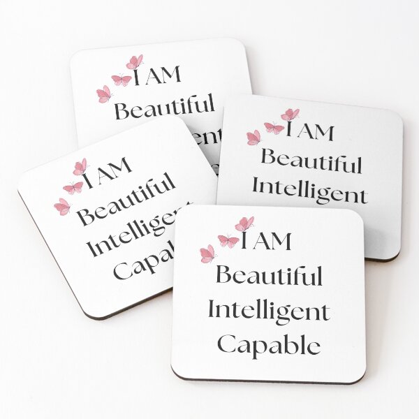 Item preview, I am beautiful Intelligent and capable  designed and sold by Fionamyles.